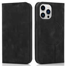 A-One Brand - iPhone 14 Pro Max Plånboksfodral Magsafe RFID - Svart