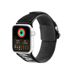 Dux Ducis - Dux Ducis Apple Watch 4/5/6/7/8/SE/Ultra (49/45/44/42mm) Armband Nylon - Silver
