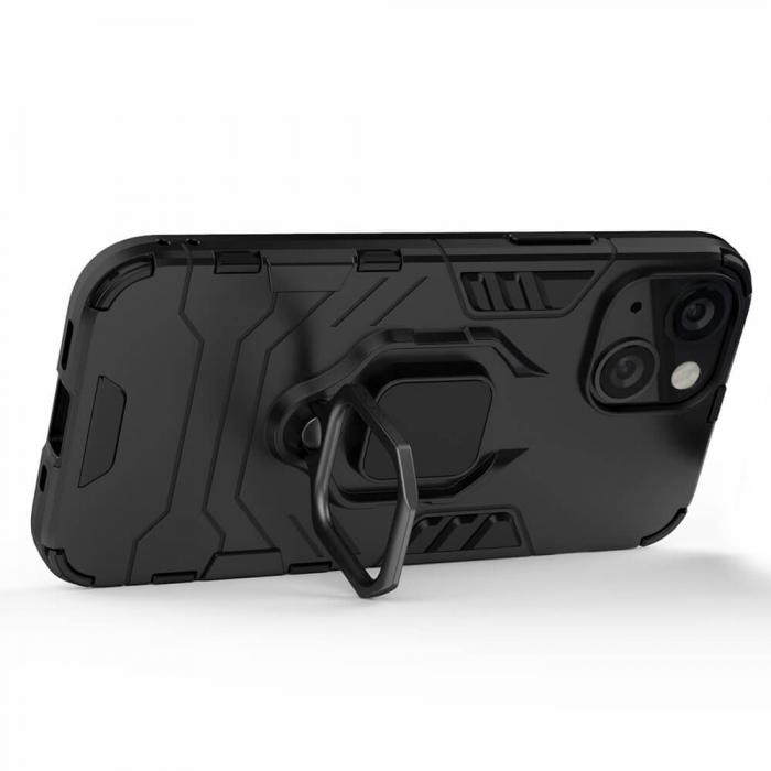 A-One Brand - Ring Holder mobilskal till iPhone 13 mini - Svart