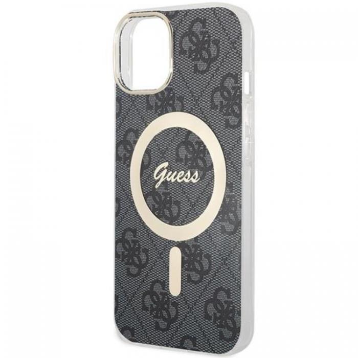 Guess - Guess iPhone 15 Mobilskal Magsafe IML 4G - Svart