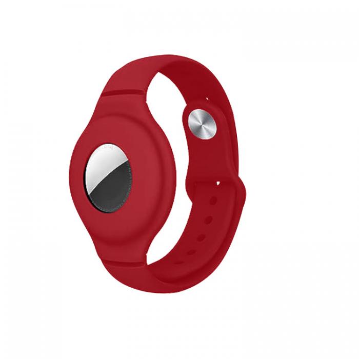 A-One Brand - Airtag Wristband Silikon - Rd