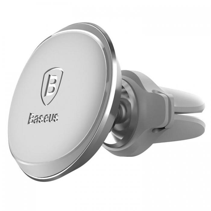 BASEUS - Baseus Magnetisk Bilhllare Fr Ventilationsgaller - Silver
