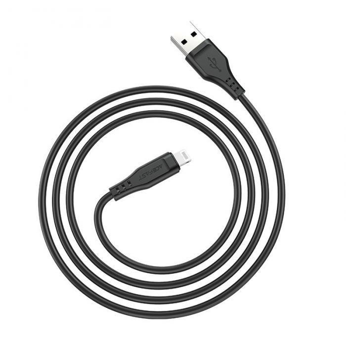 Acefast - Acefast USB Till Lightning Kabel 1.2m - Svart