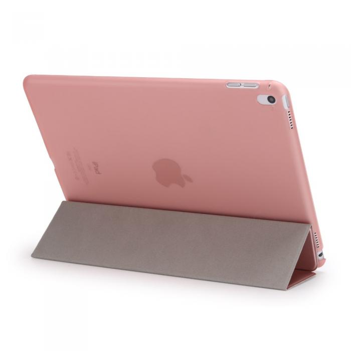 UTGATT4 - Tri-Fold Cover till iPad Pro 9.7 tum med hrt skal. Rosa