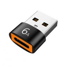 A-One Brand - USB-A Hane till Typ-C Hona Adapter - Svart