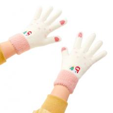 A-One Brand - Snowman Vinter Touchvantar/Handskar - Vit