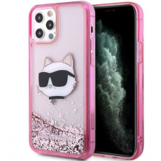 KARL LAGERFELD - Karl Lagerfeld iPhone 12/12 Pro Mobilskal Choupette's Head - Rosa