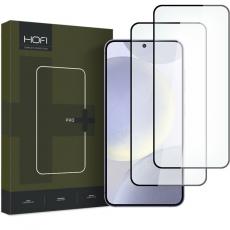 Hofi - [2-Pack] Hofi Galaxy S24 Skärmskydd i Härdat Glas Pro Plus - Svart