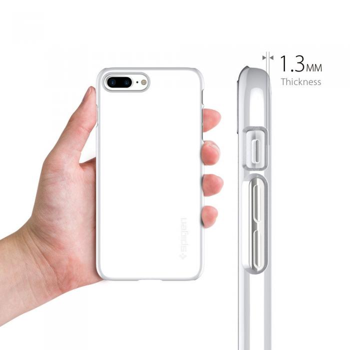UTGATT5 - SPIGEN Thin Fit Skal till Apple iPhone 7 Plus - Jet White