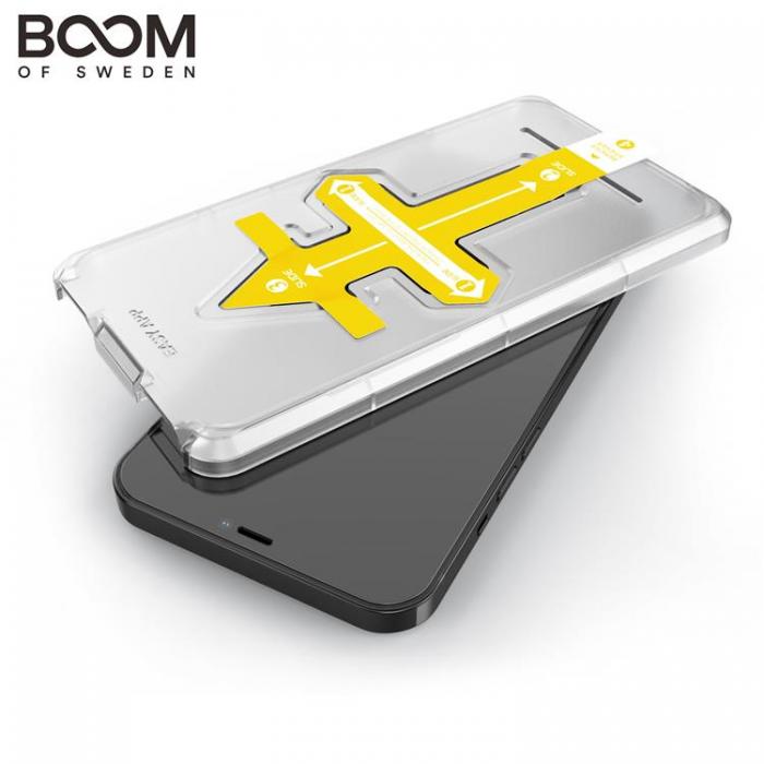 Boom of Sweden - BOOM Flat Hrdat Glas Skrmskydd iPhone 12 Mini