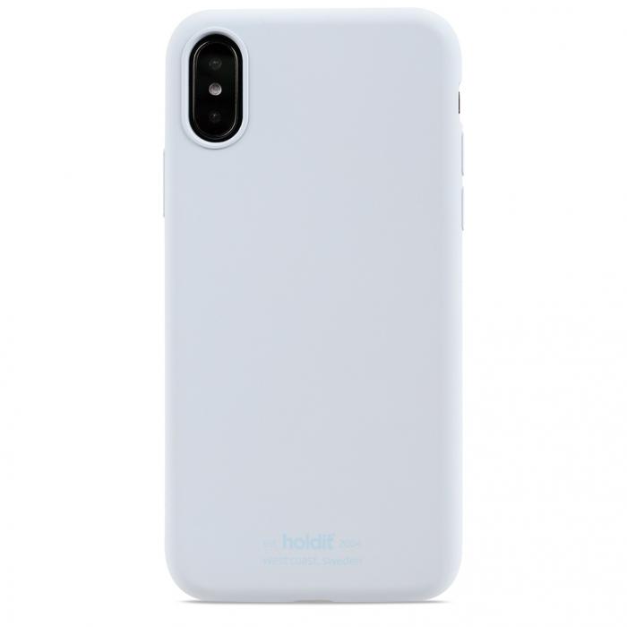 UTGATT5 - Holdit Silicone Skal iPhone X/XS - Mineral Bl