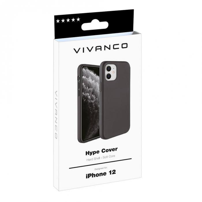 UTGATT5 - Vivanco Hype Silikon Skal iPhone 12 Mini - Svart