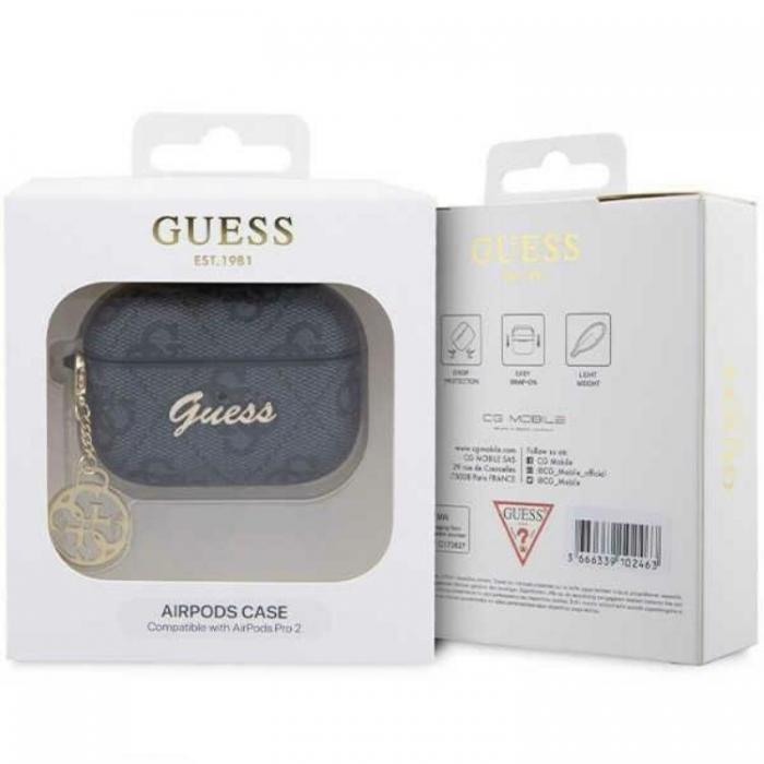 Guess - Guess Airpods Pro 2 Skal 4G Charm Collection - Svart
