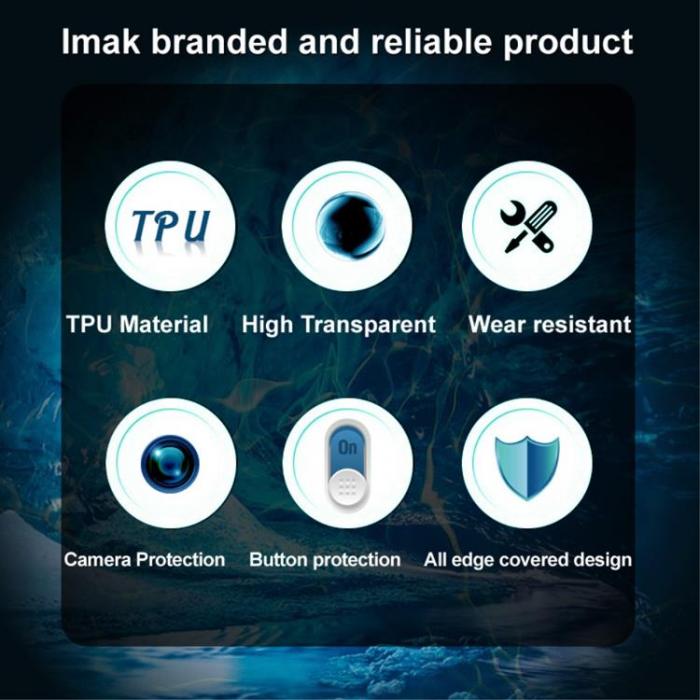 Imak - IMAK OnePlus Nord 2T 5G Skal UX-5 Series Soft - Clear
