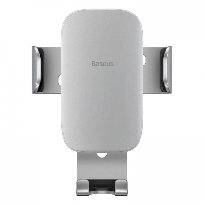 BASEUS - Baseus Metal Biltelefon Hllare Ventilations Grill - Silver