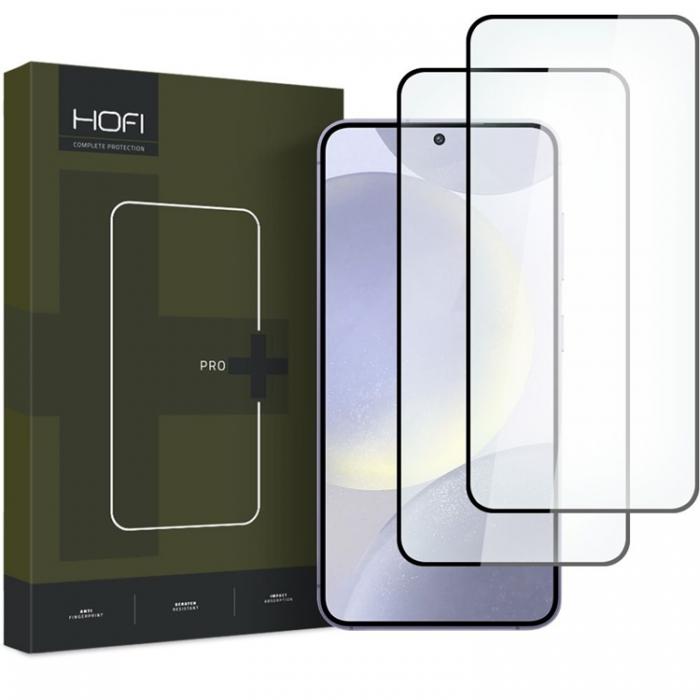 Hofi - [2-Pack] Hofi Galaxy S24 Skrmskydd i Hrdat Glas Pro Plus - Svart