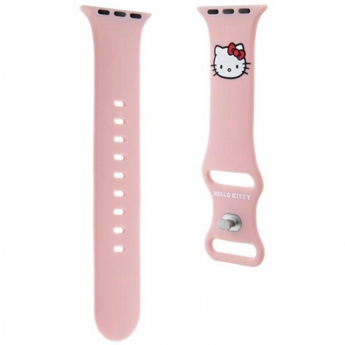 Hello Kitty - Hello Kitty Apple Watch (38/40/41mm) Armband Kitty Head - Rosa