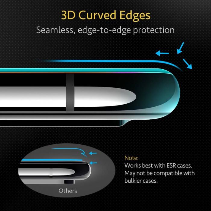 UTGATT5 - ESR Hrdat Glas 3D iPhone 11 Pro Svart