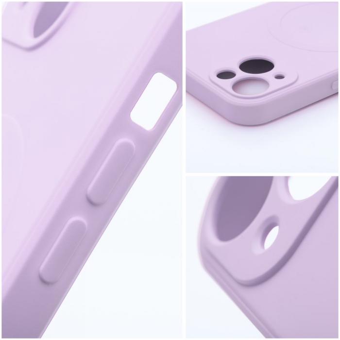 OEM - Silikon Magsafe Skal fr iPhone 11 PRO MAX i rosa frg.