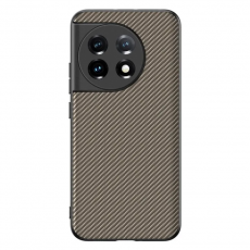 A-One Brand - OnePlus 11 5G Mobilskal Carbon Fiber PU-Läder - Guld