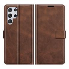 A-One Brand - Flip Folio Fodral Galaxy S22 Plus - Coffee