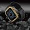 Ruhtel - Armband kompatibelt med Apple Watch 4/5/6/7/SE (42/44/45mm) Svart