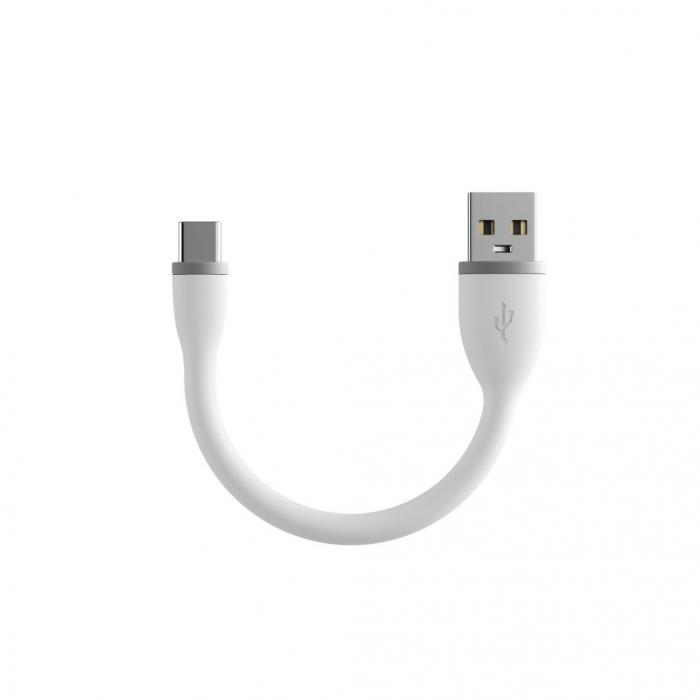 UTGATT4 - Satechi Flexibel USB-C-kabel - 15 cm Vit