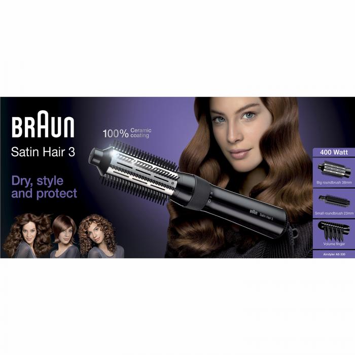Braun - BRAUN Varmluftsborste Satin Hair 3 AS330