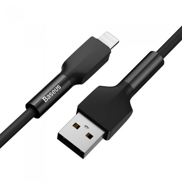 UTGATT5 - Baseus USB lightning Kabel 2,4 A 1 m 480 Mbps Svart