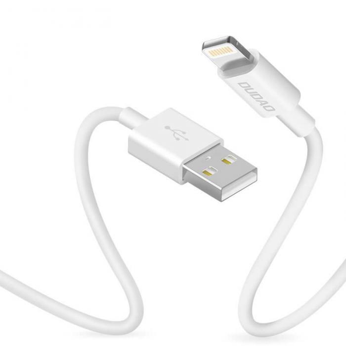 Dudao - Dudao USB-A till Lightning kabel 3A 1m L1L Vit