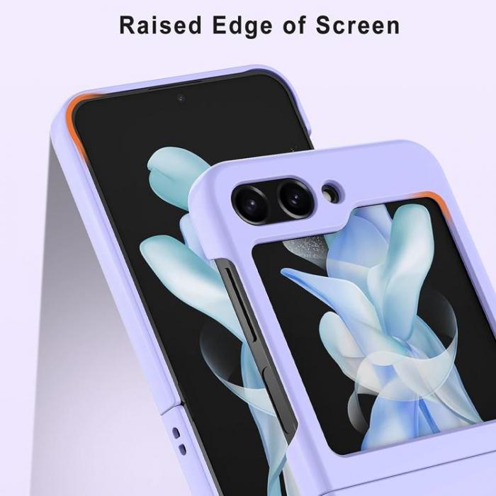 A-One Brand - Galaxy Z Flip 5 Mobilskal Magsafe Skinn-Touch - Lila