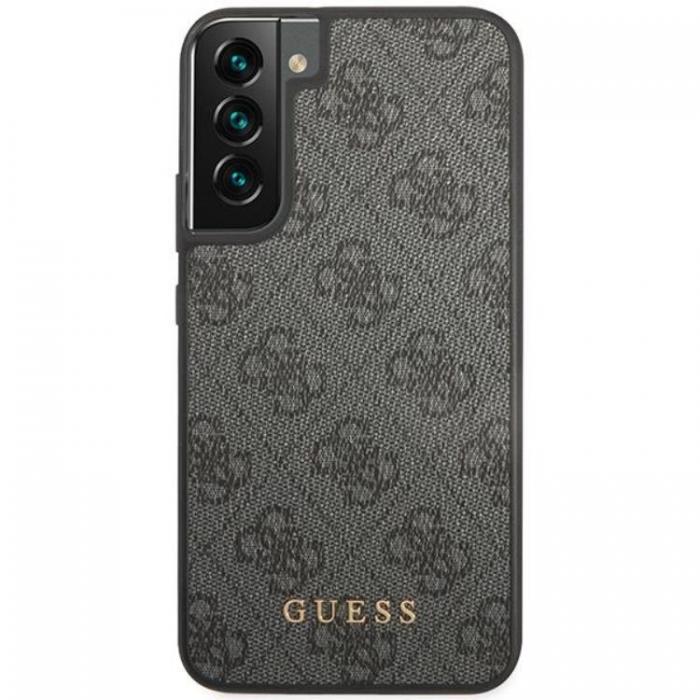 Guess - Guess Galaxy S24 Plus Mobilskal 4G Metal Guld Logo - Svart