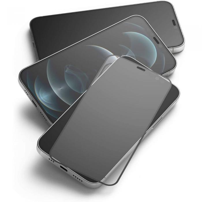 Hofi - Hofi iPhone 15 Pro Max Hrdat Glas Skrmskydd - Svart