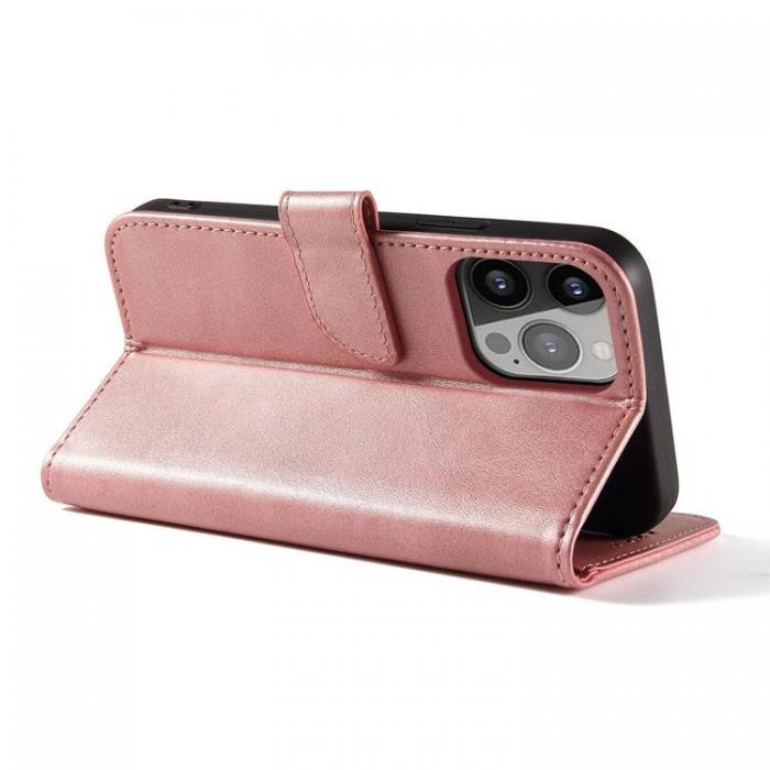 OEM - Magnet Elegant Kickstand Fodral iPhone 13 Pro - Rosa
