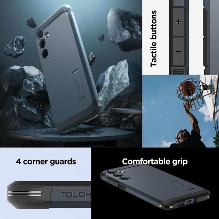 Spigen - Spigen Galaxy A55 5G Mobilskal Tough Armor - Metal Slate