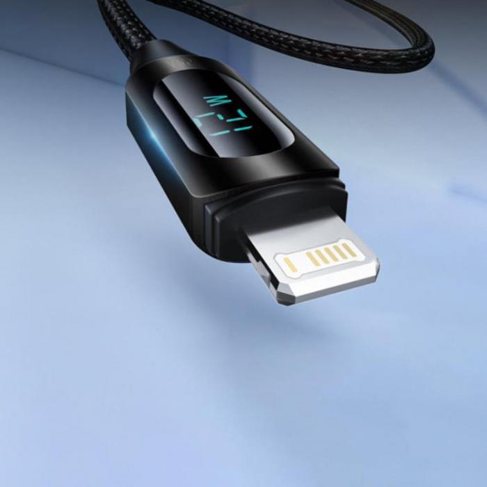 Wozinsky - Wozinsky USB A Till Lightning Kabel (2m) - Svart