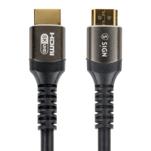SiGN - SiGN Premium HDMI 2.1 Kabel 8K, 1m - Svart