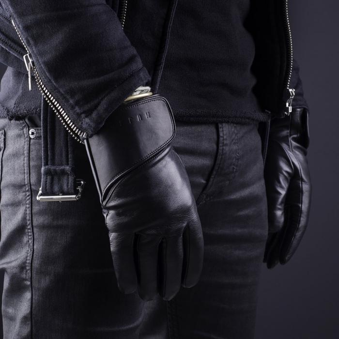 UTGATT5 - Mujjo Leather Touchscreen Gloves, Lyxiga touchvantar av lder, Size 8,5
