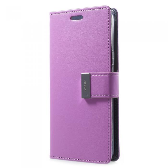 UTGATT4 - Mercury Rich Diary Plnboksfodral till Samsung Galaxy S9 - Lila