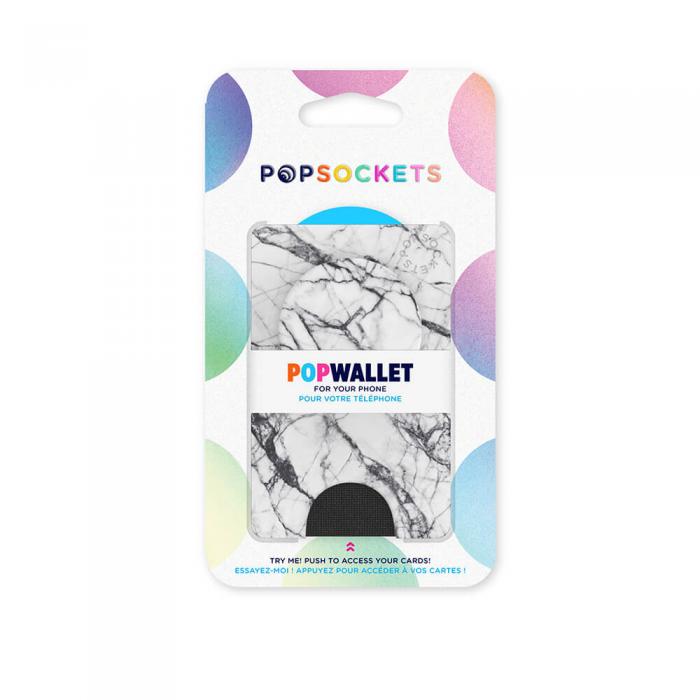 PopSockets - POPSOCKETS Korthllare Plnbok PopWallet - Marble