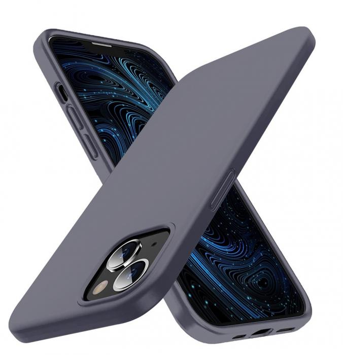 A-One Brand - iPhone 13 Mini [5-PACK] 1 X Skal - 2 X Kameralinsskydd - 2 X Hrdat Glas - Bl