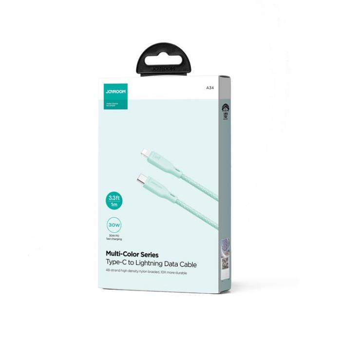 Joyroom - Joyroom USB-C till Lightning kabel 2m PD 30W - Grn