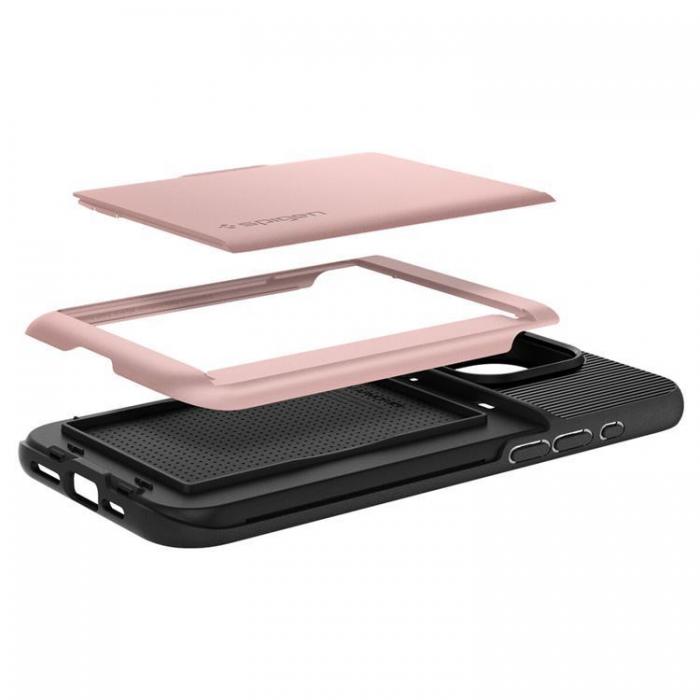 Spigen - Spigen iPhone 15 Pro Max Mobilskal Slim Armor CS - Rosa