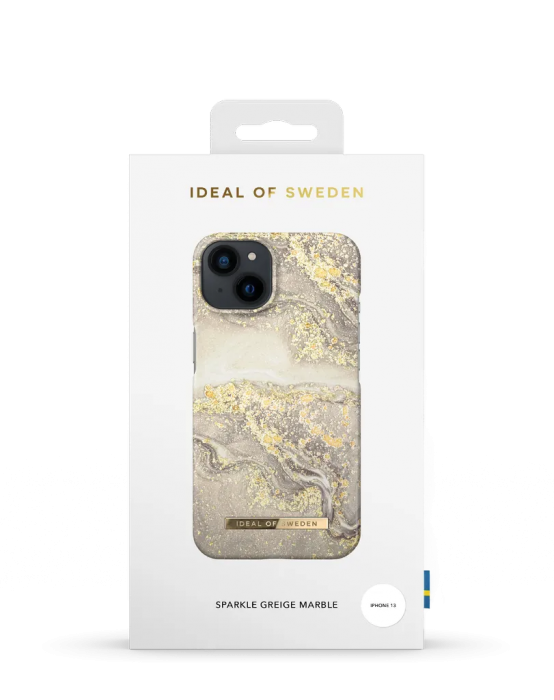 iDeal of Sweden - iDeal of Sweden iPhone 13 Mobilskal - Sparkle Greige Marble