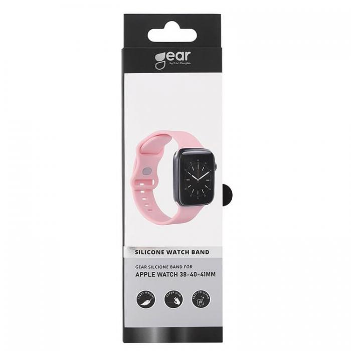 GEAR - GEAR Apple Watch 4/5/6/7/8/SE (42/44/45mm) Silikon Armband - Rosa