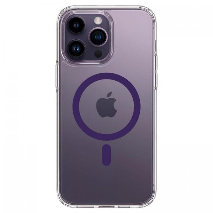 Spigen - Spigen iPhone 14 Pro Skal Magsafe Ultra Hybrid - Deep Lila
