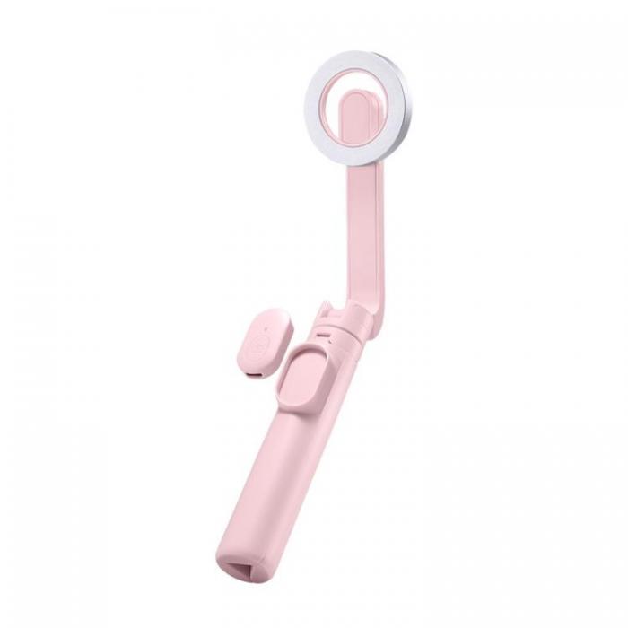 Spigen - Spigen Magsafe Bluetooth Selfie Stick Tripod - Misty Rose