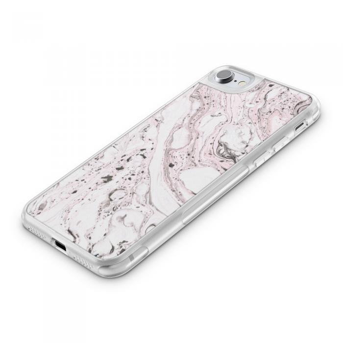 UTGATT5 - Fashion mobilskal till Apple iPhone 8 - Pink Paint