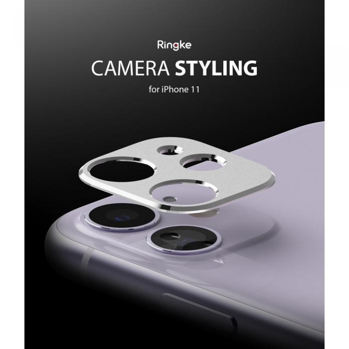 UTGATT1 - RINGKE Camera Stil iPhone 11 Silver