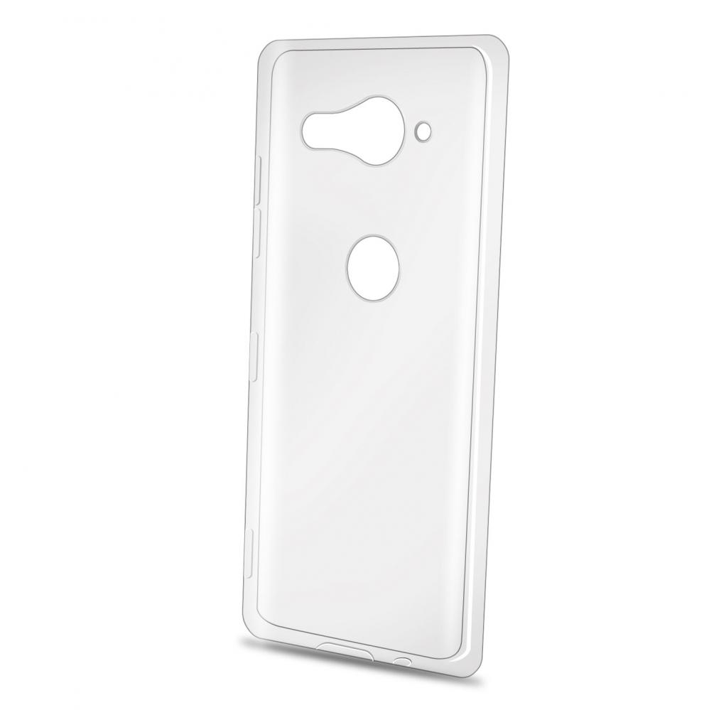 Custodia Con Flip Cover In Pelle PU Per Sony Xperia XZ2 Compact - Marrone, Con Slot Per Carte - 5